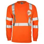 Hi-Vis ANSI Class 3 Viz-Dri Long Sleeve Safety Shirt Thumbnail