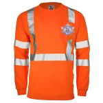Hi-Vis ANSI Class 3 Viz-Dri Long Sleeve Safety Shirt Thumbnail