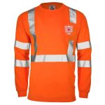 Hi-Vis ANSI Class 3 Viz-Dri Long Sleeve Safety Shirt Thumbnail