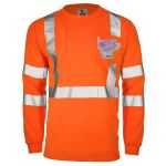 Hi-Vis ANSI Class 3 Viz-Dri Long Sleeve Safety Shirt Thumbnail