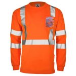 Hi-Vis ANSI Class 3 Viz-Dri Long Sleeve Safety Shirt Thumbnail