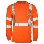 Hi-Vis ANSI Class 3 Viz-Dri Long Sleeve Safety Shirt Thumbnail