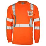 Hi-Vis ANSI Class 3 Viz-Dri Long Sleeve Safety Shirt Thumbnail