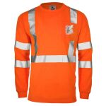 Hi-Vis ANSI Class 3 Viz-Dri Long Sleeve Safety Shirt Thumbnail