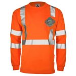 Hi-Vis ANSI Class 3 Viz-Dri Long Sleeve Safety Shirt Thumbnail