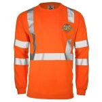 Hi-Vis ANSI Class 3 Viz-Dri Long Sleeve Safety Shirt Thumbnail