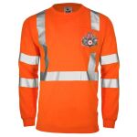 Hi-Vis ANSI Class 3 Viz-Dri Long Sleeve Safety Shirt Thumbnail